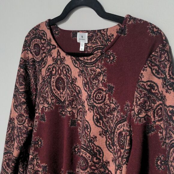 Dressbarn Three Quarters Length Blouse - Picture 2 of 6